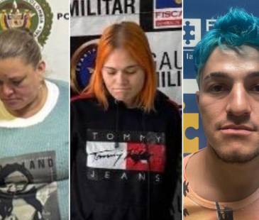 <b>Alias Marta (izq.), alias la Mona (centro) y alias Toro (der.), señalados de microtráfico en Itagüí. FOTO: ALCALDÍA DE ITAGÜÍ,</b>