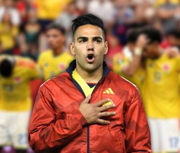En esta edición de la Copa Mundo, Radamel Falcao estuvo convocado, pero como comentarista en un canal de televisión. FOTOS: GETTY (FONDO) E INSTAGRAM @falcao