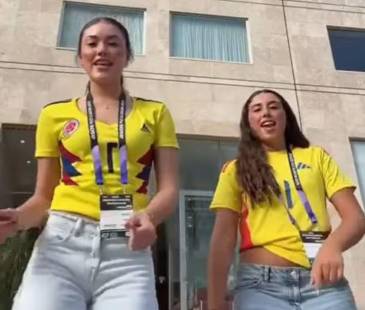 Dulce María Ospina Sterling, hija de David Ospina, y Salomé Rodríguez Ospina, hija de James Rodríguez. FOTO: CAPTURA DE VIDEO INSTAGRAM @salomerodriguezospi