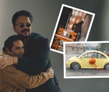 Pocho (izquierda) y Ricardo Arjona (derecha) se expresaron gratitud el uno al otro por todo lo que han vivido durante la carrera del artista. FOTOS: CAPTURA DE VIDEO FACEBOOK RICARDO ARJONA