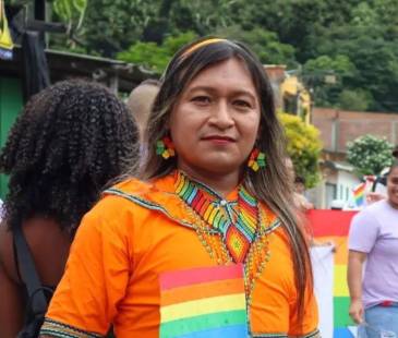 Fernanda Domicó pertenecía a la comunidad Embera Katío en Dabeiba. FOTO: CORTESÍA