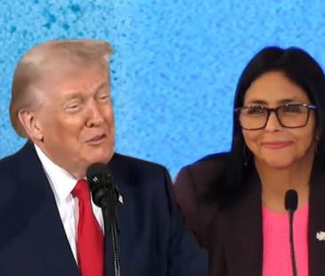 Las sanciones habrían sucedido durante el primer mandato de Donald Trump. FOTO: REPÚBLICA TV E INSTAGRAM @DELCYRODRIGUEZ