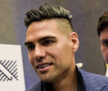 Falcao fue invitado por la Fifa como parte del grupo de leyendas internacionales que acompañarán la ceremonia. FOTO: COLPRENSA - MARIANO VIMOS