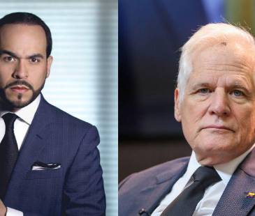 Abelardo de la Espriella y Miguel Uribe Londoño. FOTO: @ABDELAESPRIELLA <b><span class="mln_small-caps_mln">/ CATALINA OLAYA - COLPRENSA</span></b>