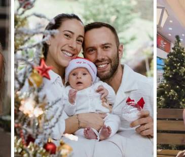 Varios famosos pasarán a 2026 con un nuevo integrante en la familia. FOTOS: TOMADA DE INSTAGRAM @marianapajon @isaestrada @aidavictoriam