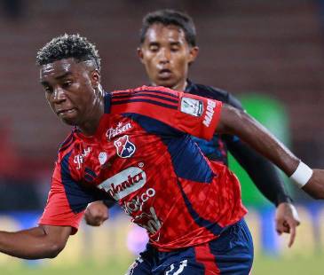 John Montaño ha sido uno de los destacados del DIM este semestre. Fue uno de los refuerzos para este 2026. FOTO: CAMILO SUÁREZ