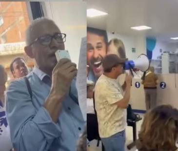 Docentes protestaron en Cohan. FOTO: FACEBOOK GENTEENVIGADO