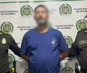 <span class="mln_uppercase_mln">Alias</span><b><span class="mln_uppercase_mln"> Tiny fue capturado en Coveñas. FOTO: CORTESÍA POLICÍA METROPOLITANA</span></b>