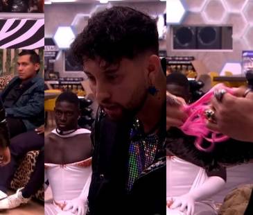 Dinámica de “Congelados” en La Casa de los Famosos. FOTO: Canalrcn