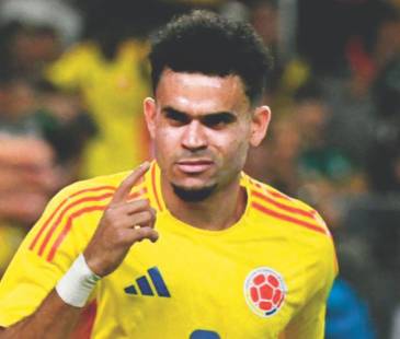 Luis Díaz, delantero de la Selección Colombia. <b><span class="mln_small-caps_mln">/FOTO: FCF</span></b>