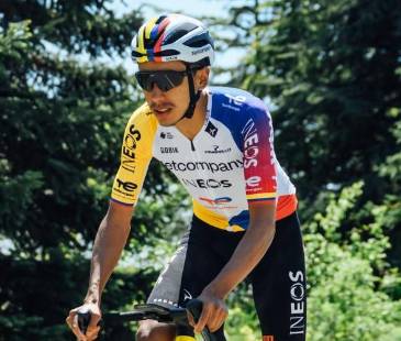 Egan Bernal, ciclista colombiano. FOTO: @EGANBERNAL