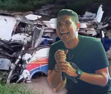 Kbeto Zuleta y su agrupación regresaban de una presentación en Sincelejo. La tragedia se registró en la madrugada de este 26 de octubre. FOTO: @KBETOZULETA IG <b><span class="mln_small-caps_mln">/ @COLOMBIAOSCURA X.</span></b>