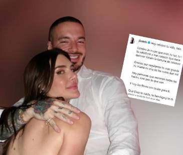 Valentina Ferrer y J Balvin. FOTOS: INSTAGRAM @JBALVIN