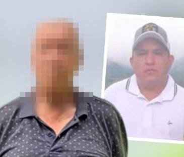 A alias El Abuelo lo vinculan con el asesinato de Ramón Emiro Mieles Álvarez (foto detalle), hallado muerto dentro del baúl de un vehículo particular. FOTOS: POLICÍA METROPOLITANA Y CORTESÍA