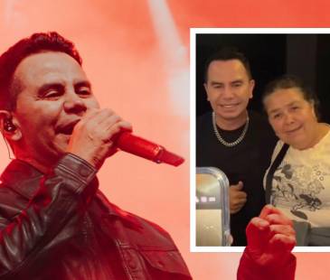Jhonny Rivera con su fanática. FOTOS: IG @jhonnyrivera