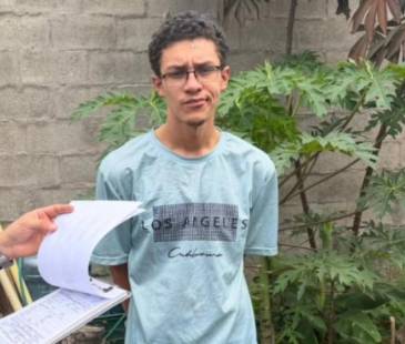 Este es el momento de la captura de alias Sangre. FOTO: FISCALÍA GENERAL DE LA NACIÓN 