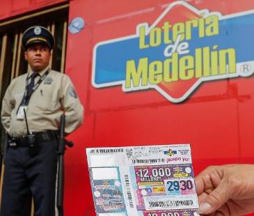 Referencia billetes Lotería de Medellín. FOTO: MANUEL SALDARRIAGA