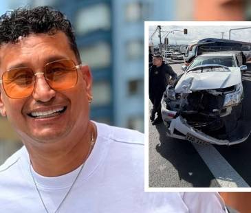 El cantante vallenato Hebert Vargas resultó ileso en el accidente ocurrido en Ecuador. FOTOS: INSTAGRAM @hebertvargas Y COLPRENSA