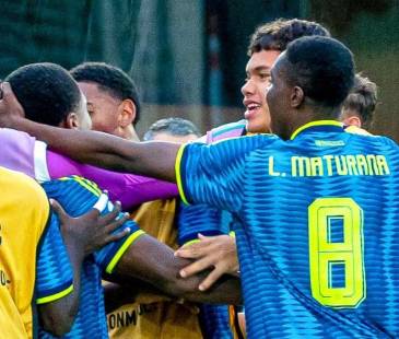 La Selección Colombia es finalista del Sudamericano Sub-17. FOTO: @FCFSELECCIONCOL