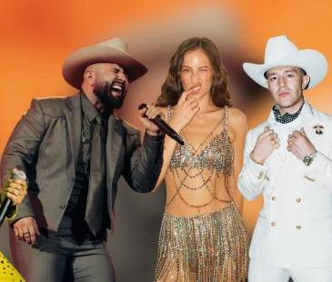 De izquierda a derecha: el vallenatero Silvestre Dangond, el mexicano Carín León, la barranquillera Aria Vega y El Señorazo (Luis Alfonso) serán 4 de los principales exponentes del evento. FOTOS: COLPRENSA E IG @silvestredangond @carinleonoficial @ariavegamusic