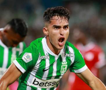 Rengifo ha sido uno de los mejores jugadores del Verde en este2026, siendo el segundo que más goles ha marcado, con 6. FOTO: MANUEL SALDARRIAGA