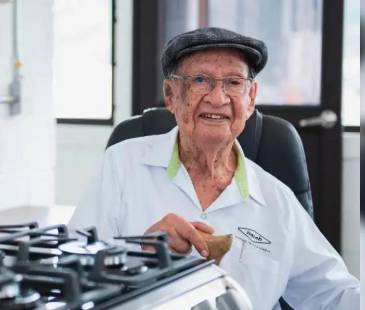 José María Acevedo, fundador de Haceb, falleció a los 106 años de edad. <b><span class="mln_small-caps_mln">/FOTO: HACEB </span></b>