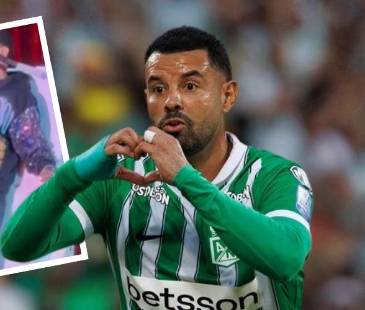 El futbolista Edwin Cardona y el susto en el Circo de los Hermanos Gasca. FOTO: ARCHIVO CAMILO SUÁREZ Y REDES
