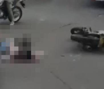 Homicidio en el Popular N.° 1. FOTO: CAPTURA DE VIDEO CORTESÍA DENUNCIAS ANTIOQUIA