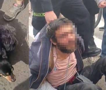 La alarmante situación quedó registrada en video. FOTO: @NOTICIASCARACOL