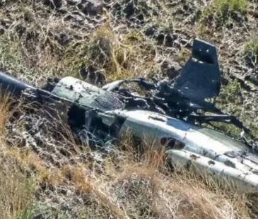 Avioneta de la Fuerza Aérea de Bolivia se estrelló en zona montañosa. FOTO: REDES SOCIALES