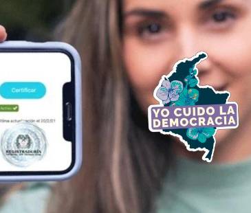 Para activar la cédula digital solo debe descargar la aplicación y seguir las instrucciones. FOTO: Registraduría