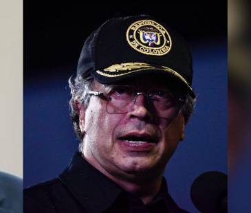 Donald Trump, presidente de Estados Unidos, y Gustavo Petro, presidente de Colombia. FOTOS: COLPRENSA