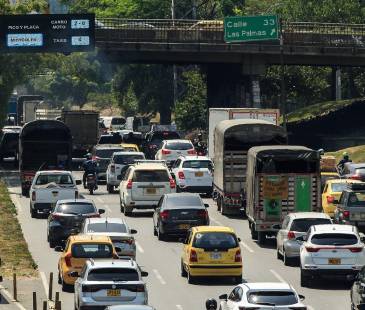 Movilidad en Medellín. FOTO: ARCHIVO