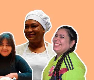 Las mujeres que hacen su camino en Medellín. / FOTOS: ESTUDIANTES UNIVERSIDAD DE MEDELLÍN