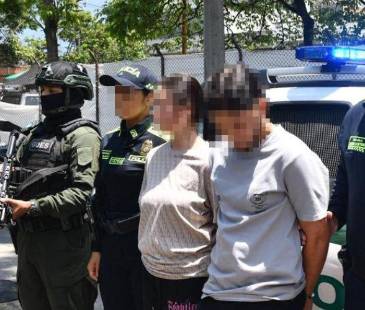 Los capturados deberán responder por el delito de tráfico de estupefacientes. FOTO: POLICÍA 