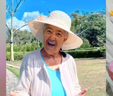 María Rubiela Gómez tenía 76 años. Tras fracturarse la cadera, permaneció acostada y desarrolló úlceras que luego se infectaron. La infección comprometió sus riñones. FOTO: CORTESÍA FAMILIA