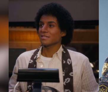 Izquierda: Jaafar Jackson caracterizado como Michael Jackson. Derecha: el Rey del pop. <b><span class="mln_small-caps_mln">/FOTOS: CAPTUARA DE VIDEO INSTAGRAM @jaafarjackson Y @michaeljackson</span></b>