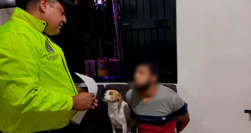 Así fue la captura de alias Juan David. /FOTO: POLICÍA NACIONAL