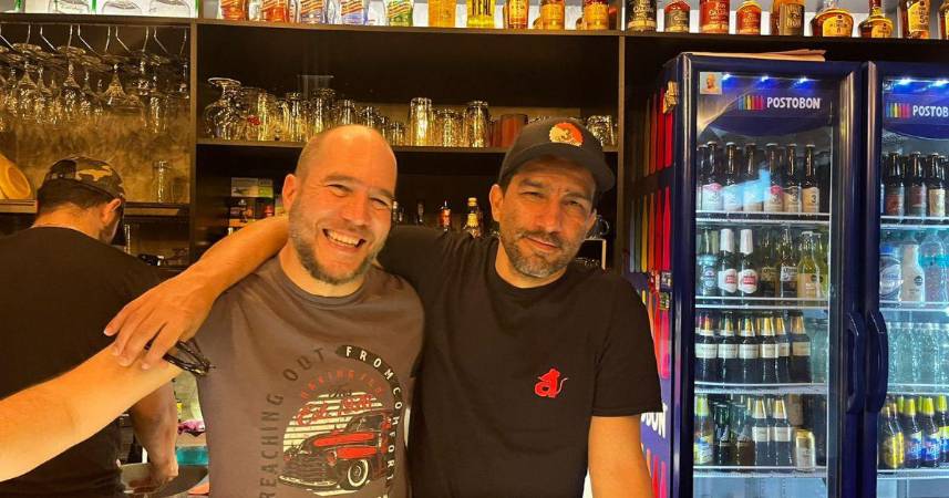 Gabriel Gallo y Paolo Carrasquilla, dos de los socios de Doña Ratona Cabaret. FOTO: ÁGUEDA VILLA