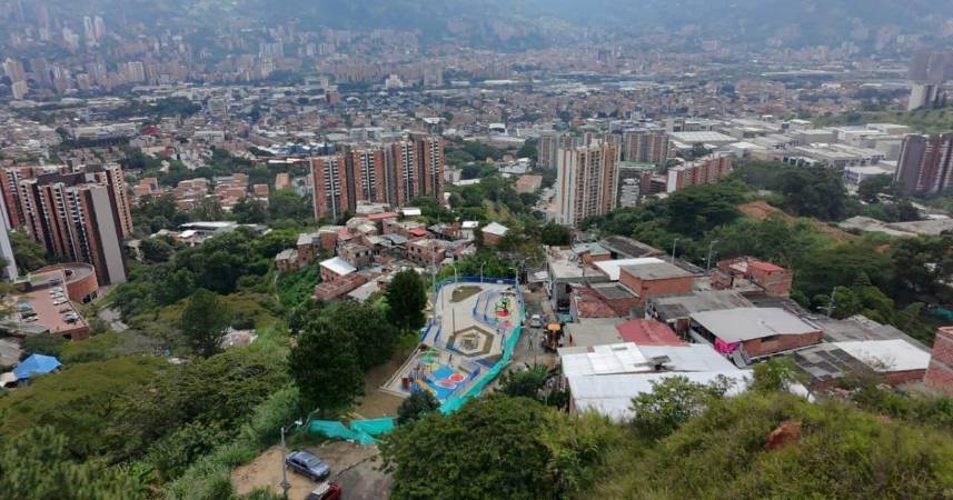 Nuevo mirador en Itagüí. /FOTO: ALCALDÍA DE ITAGÜÍ