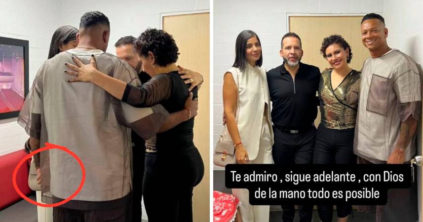  Andreina y Guarín en el evento de William Arana. FOTOS: IG @williamaranaladosisdiaria