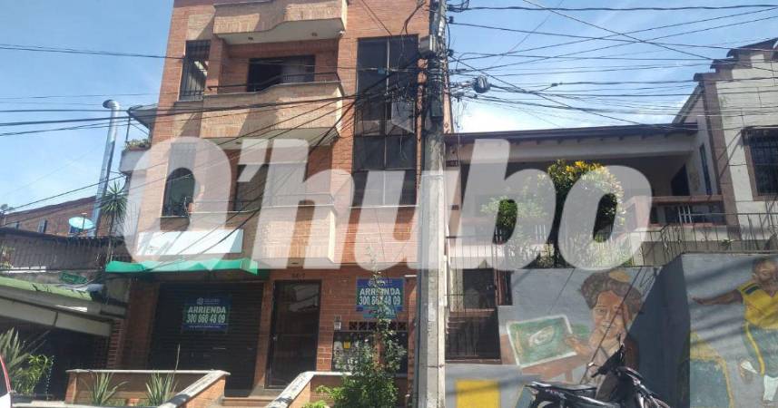 Lugar donde fue asesinado César Augusto Hurtado Parra. FOTO: GUILLERMO OSPINA