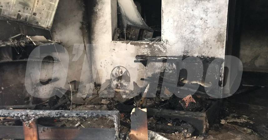 Todo lo que había en la casa quedó reducido a cenizas. FOTO: LAURA ROSA JIMÉNEZ VALENCIA