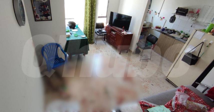 Así fue encontrada la vivienda el día de los hechos. FOTO: ANDRÉS GARCÍA HERNÁNDEZ