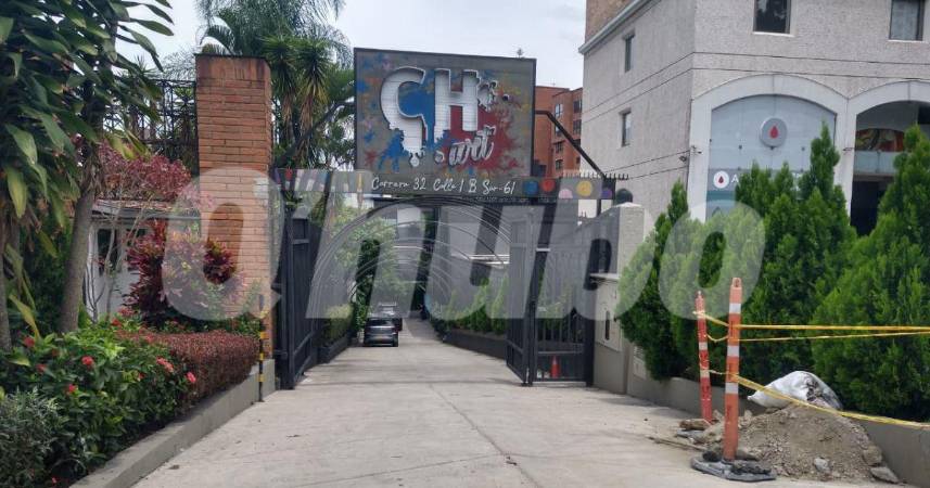 El ciudadano sirio estaba alojado en el primer piso de este edificio. FOTO: GUILLERMO OSPINA