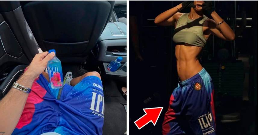 Según los fans de Feid, esta es una de las pistas más dicientes, porque ambos usaron la misma pantaloneta y por las mismas fechas. 