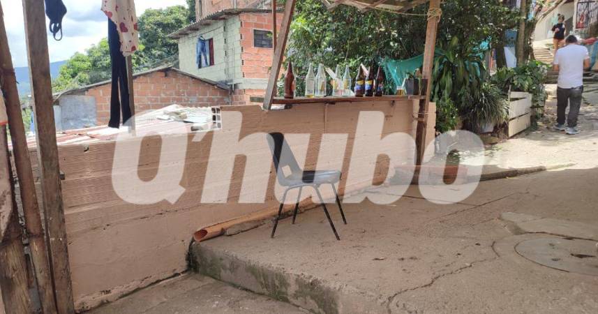En ese punto del sector El Porvenir fue asesinado Émerson Peña Julio, alias Colombia. FOTO: ANDRÉS GARCÍA HERNÁNDEZ