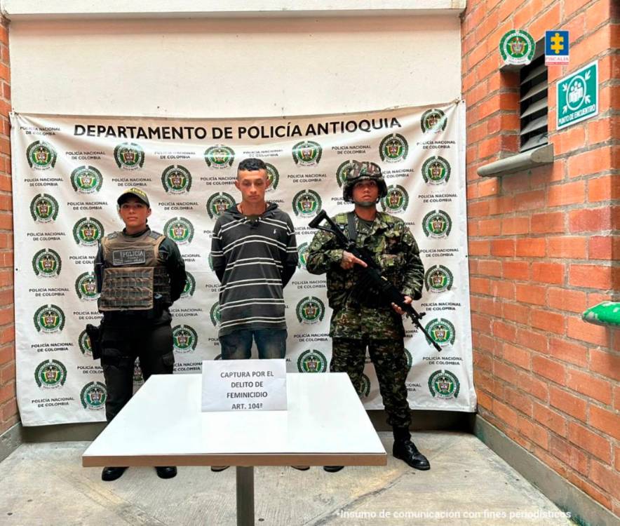 $!Jhan Camilo Ocampo Martínez fue capturado por la Policía y por el Ejército. /FOTO: CORTESÍA