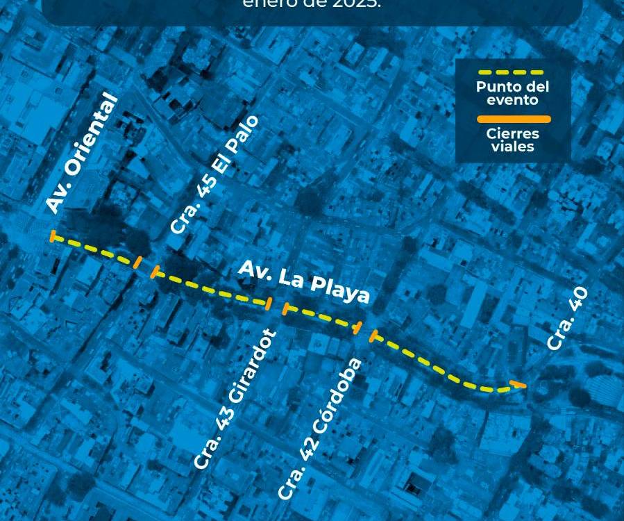 Medallo tendrá cierres viales para que disfruten tranquilos los alumbrados