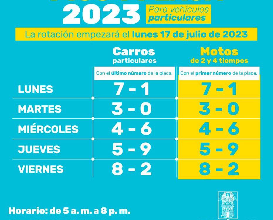No comprometa la quincena con multas innecesarias: revise si tiene pico y placa este miércoles